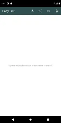 Easy List android App screenshot 2
