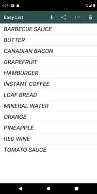 Easy List android App screenshot 3